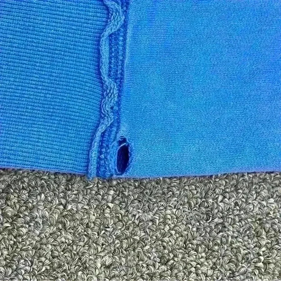 Silver jeans blue XL zip up lightweight jacket distressed designed for comfort - Picture 8 of 8